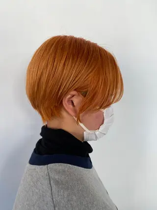 ショート カラー KOOKI スティードトーキョーのヘアスタイル