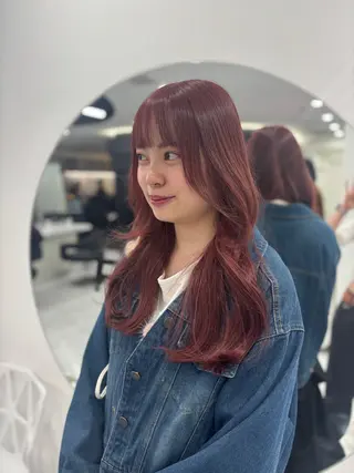 カラー 🎀ツヤ髪✖︎ 暖色🎀RYUKAのヘアスタイル