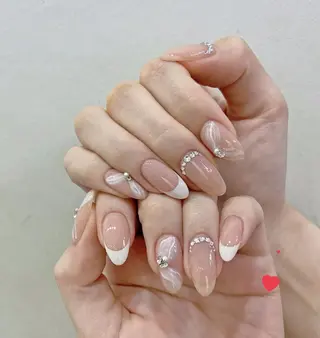 ネイル By moonネイル 🌷ワンホン/韓国風のネイルデザイン