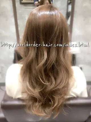 セミロング カラー イメチェン☆丁寧接客 田中 優貴のヘアスタイル