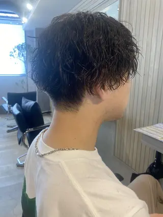 ショート パーマ メンズ 小顔ショート/ボブ/ 川口京佑のヘアスタイル