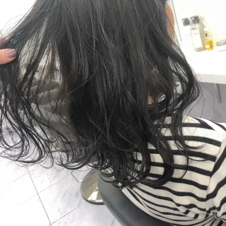 ミディアム カラー ヘアアレンジ 美髪矯正/透明感カラ ー🫧YUUKI🫧のヘアスタイル