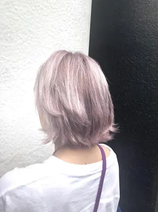 ミディアム カラー 100%髪質改善特化 TRUNSのヘアスタイル