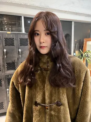 ロング カラー SIKI ゆうのヘアスタイル