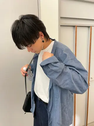 メンズ 透明感/レイヤー🎀 春カラー/エリコ🌈のヘアスタイル