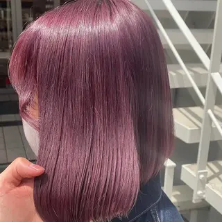 ショート カラー 💖ブリーチ/暖色 𝐘𝐮𝐢💖のヘアスタイル