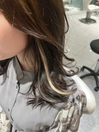 セミロング 奈良村 圭吾のヘアスタイル