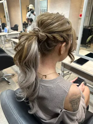 ロング ヘアアレンジ 🎀ヘアセット/艶髪 /はやしほのか🎀のヘアスタイル