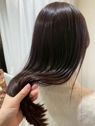 ロング カラー 山本 優音のヘアスタイル