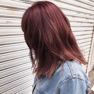 ミディアム カラー 【似合わせカット】 松尾一気のヘアスタイル