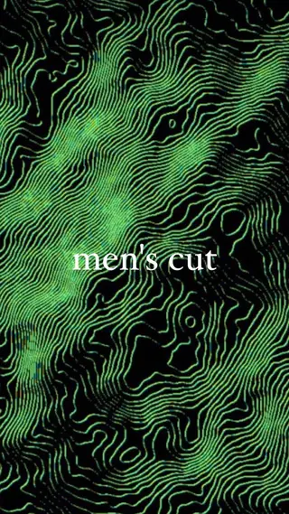 メンズ 毛流れセンターパート Sakiのヘアスタイル