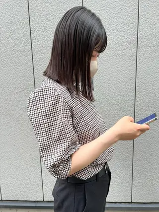 ミディアム 吉ヶ別符 亮祐のヘアスタイル