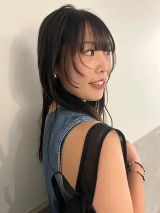 ミディアム カラー 三谷はるな /名古屋/本山のヘアスタイル