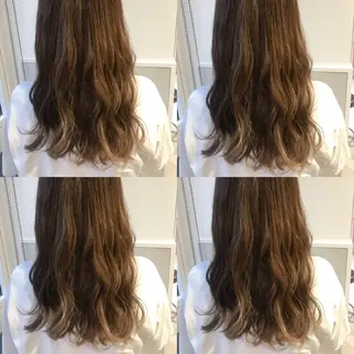 ロング カラー 小栗 麻衣のヘアスタイル