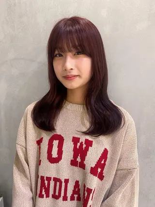 ロング いとう ほのかのヘアスタイル