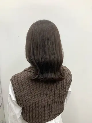 ミディアム カラー 本格ヘッドスパ🌿 ×ヘア 佐藤のヘアスタイル