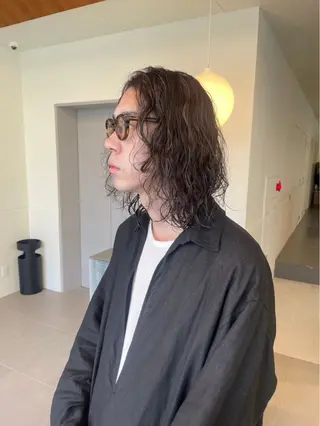 メンズ シャドウパーマ 田形清流のヘアスタイル