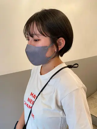 ミディアム カラー IVORY.所属・🟩白髪ぼかし/ボブ /ショートヘア/大司のヘアスタイル