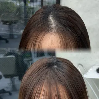 ミディアム mei / レイヤー 顔まわり 🤍のヘアスタイル