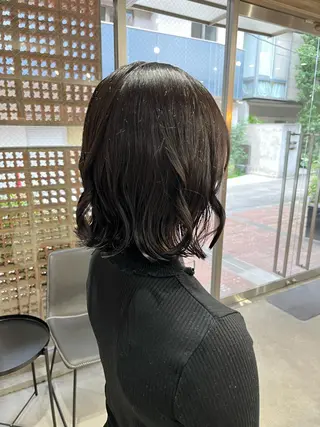 ショート パーマ ロングパーマ木村 ボブパーマのヘアスタイル