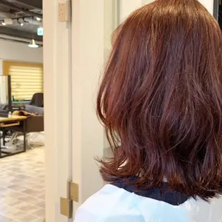 ミディアム カラー 吉田 聡一のヘアスタイル