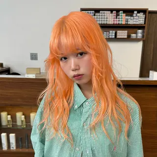 セミロング エクステモデル募集 💗大阪梅田/川上のヘアスタイル
