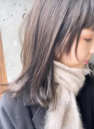 セミロング 西尾 隆介のヘアスタイル
