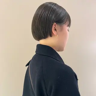 ショート カラー 🌻りな/ボブ🌻 /髪質改善ストレートのヘアスタイル