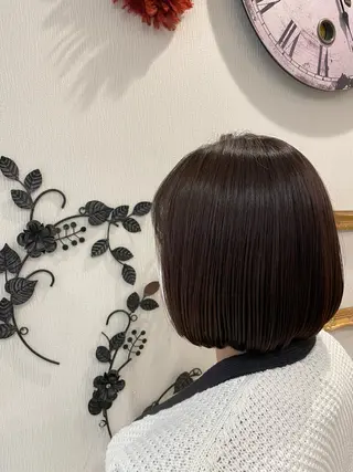 ショート 栞南🌼/艶カラー/ 髪質改善/ナチュラルのヘアスタイル