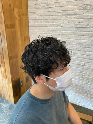 ショート パーマ 髪質改善推し 巽のヘアスタイル
