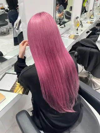 セミロング ヘアサロンEGO所属・ハイトーン/デザイン ⛓️mai🖤のヘアスタイル