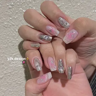 ネイル パラあり！フィルイン 美フォルムのネイルデザイン