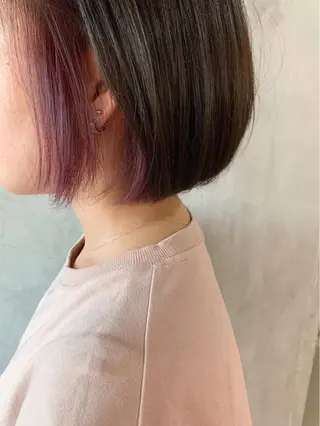 ショート カラー なかの たくみのヘアスタイル