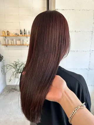 ロング 1回で綺麗になる 髪質改善 小山光のヘアスタイル