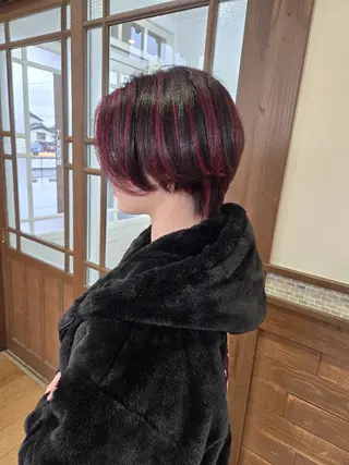 ショート カラー 永合 瞳のヘアスタイル