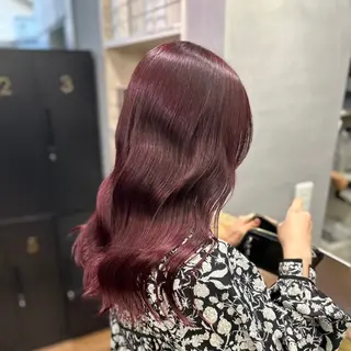 ロング カラー 🎀ときの/髪質改善 透けッ暖色カラー🪞のヘアスタイル