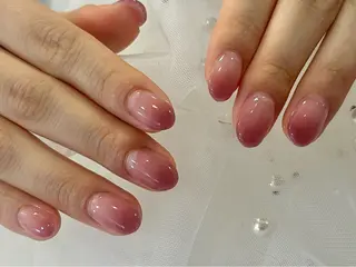 ショート ワンホンネイル/ 韓国ネイルMAKIのネイルデザイン