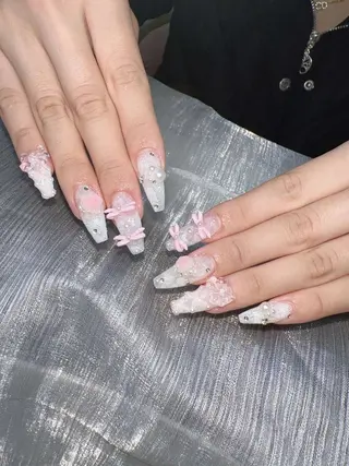 ネイル Lee Nails チップ長さだし専門店のネイルデザイン