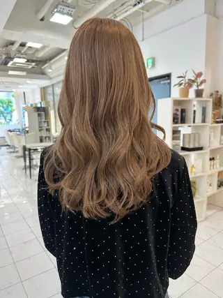 ロング カラー ボブ/レイヤー/ 透明感/Hazukiのヘアスタイル