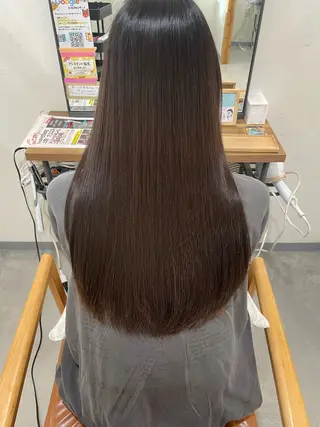 ロング 艶感暖色カラー /透明感/瀬戸山舞のヘアスタイル