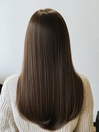 ロング パーマ 西村 弘輝 パーマ/艶髪カラーのヘアスタイル