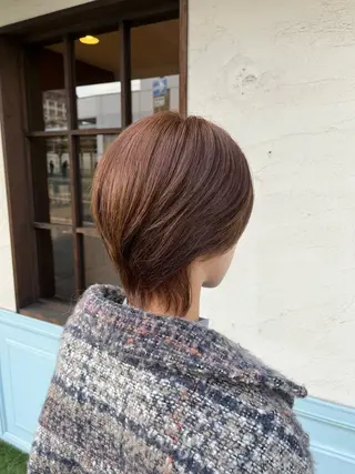 ショート 木村🌟髪質改善ケア 💎デザインカラーのヘアスタイル