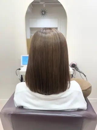 ミディアム カラー オタク美容師☃️🩵 ヘアアレンジ/暗髪のヘアスタイル