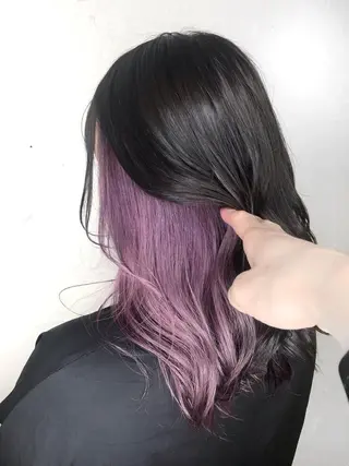 ミディアム カラー 盛れる顔周りカット ♥️韓国ヘア"ちぇるのヘアスタイル
