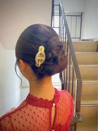 ヘアアレンジ hair make もりした ゆうのヘアスタイル