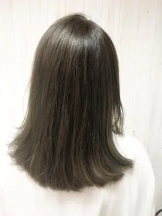 ミディアム カラー 吉祥寺aivee 若手注目スタッフのヘアスタイル