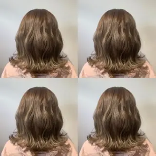 ミディアム ✨縮毛矯正✖︎顔周り レイヤー✨ナカムラのヘアスタイル
