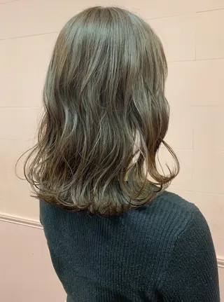ミディアム カラー Ebihara Satomiのヘアスタイル
