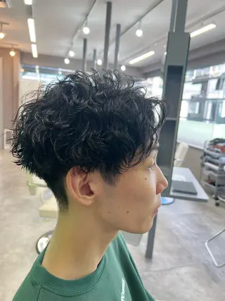 パーマ メンズ 高階 晃一 /レイヤーカットのヘアスタイル