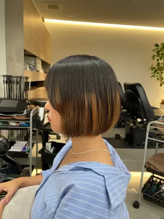 ショート 🤍ショートボブ 🤍NANAMI🤍のヘアスタイル